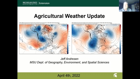 Thumbnail for entry Agricultural weather forecast for April 5, 2022