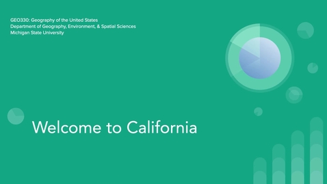 Thumbnail for GEO113: Introduction to California