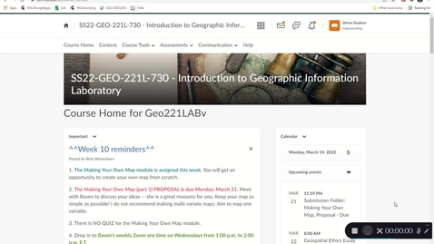 Thumbnail for entry Week 10 Notes (SS22 GEO 221LAB, section 730)