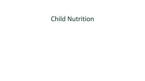 Thumbnail for entry Module 10 - Child Nutrition