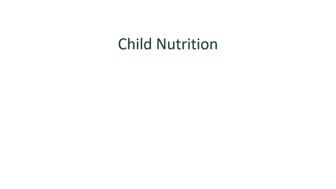 Thumbnail for Module 10 - Child Nutrition