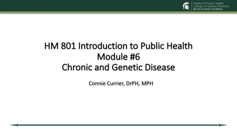 Thumbnail for revModule 6 Chronic and Genetic Disease