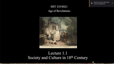 Thumbnail for Lecture 1.1 - Part 1