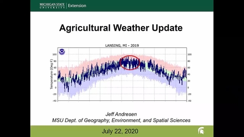 Thumbnail for entry Agricultural weather forecast for July 22, 2020