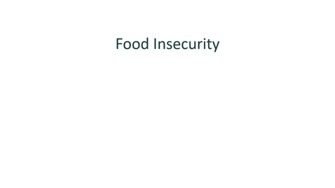 Thumbnail for Module 12 - Food Insecurity