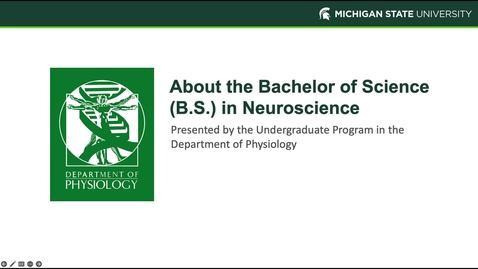 Thumbnail for entry About the Bachelor of Science in Neuroscience at Michigan State University