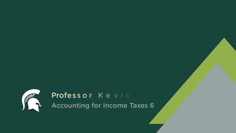 Thumbnail for entry Accounting for Income Tax 6