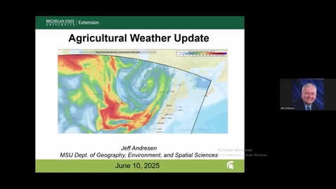 Thumbnail for Agricultural Weather Update - June 10, 2025