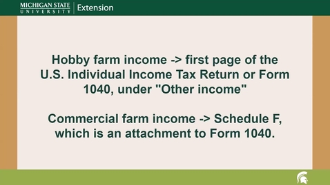 Thumbnail for Hobby or Commercial Farming