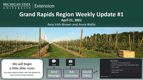 Thumbnail for Grand Rapids Region Weekly Update #1 April 21, 2021