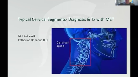 Thumbnail for entry Typical Cervicals Diagnosis &amp; MET