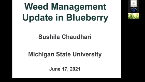 Thumbnail for entry Pre-Harvest Weed Mangement -- Sushila  Chauhari 2021