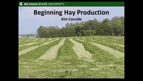 Thumbnail for entry Hay Production  