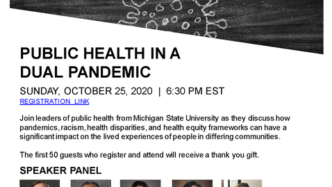 Thumbnail for entry MSU Public Health - Public Health in a Dual Pandemic