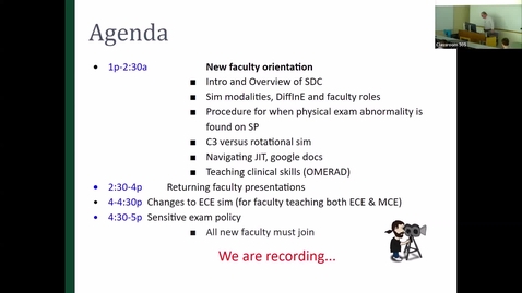 Thumbnail for MCE Simulation Faculty Orientation 2024