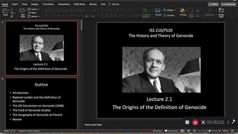 Thumbnail for Lecture 2.1 - Part 1