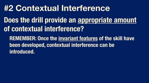 Thumbnail for Kin868 - Mod4 - Five Criteria for Drills - Part 3