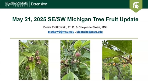Thumbnail for May 21 SW/SE Tree Fruit IPM Update