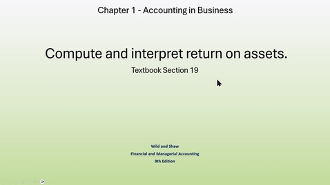 Thumbnail for ACC 202 - CH 1 - Analysis 2