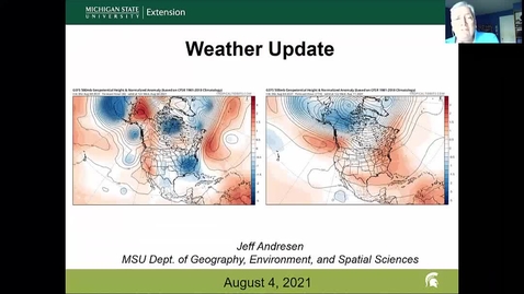 Thumbnail for Agricultural weather forecast for August 4, 2021