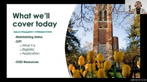 Thumbnail for 2025 International Student Session