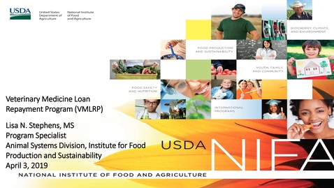Thumbnail for entry USDA Veterinary Medicine Loan Repayment Program Webinar