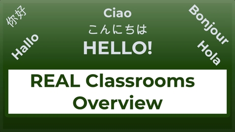 Thumbnail for entry REAL Classrooms Overview