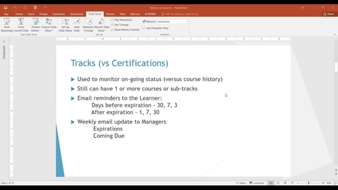 Thumbnail for Ability Compliance Personnel Tasks