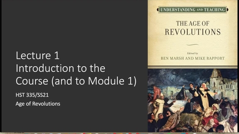 Thumbnail for Lecture 1  Part I: Introduction to the Course