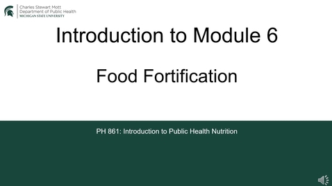 Thumbnail for PH861 Module 6 Introduction