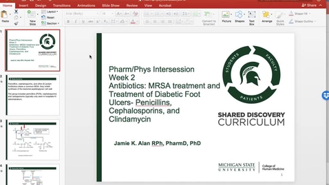 Thumbnail for Pharmphys wk2 antibiotics 2019