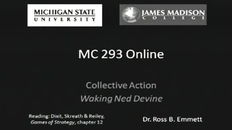 Thumbnail for entry Collective Action Solutions in the Movie Waking Ned Devine