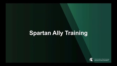 Thumbnail for How to use Spartan Ally