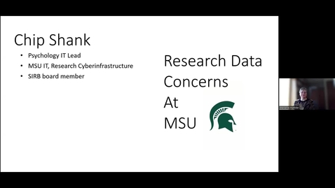 Thumbnail for CSTAT 2023 Fall Semester - Research Data Concerns at MSU