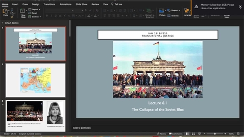 Thumbnail for Lecture 6.1 - Part 1