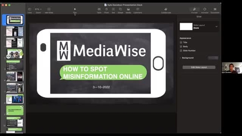 Thumbnail for Kyle Davidson, Michigan State student and Poynter MediaWise ambassador on combating misinformation and disinformation