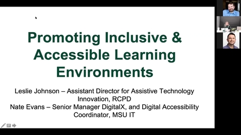 Thumbnail for entry Remote Instruction Training (Day 2): Accessibility &amp; RCPD