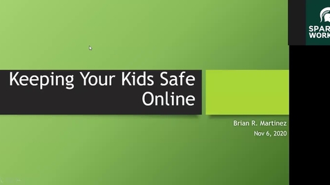 Thumbnail for entry Resilient Fathers: Thriving in the Midst of a Pandemic: Keeping Our Kids Safe Online