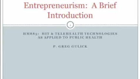 Thumbnail for entry HM885 Entrepreneurism-Presentation