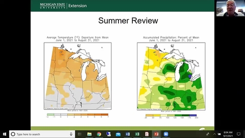 Thumbnail for entry Agricultural weather forecast for September 7, 2021