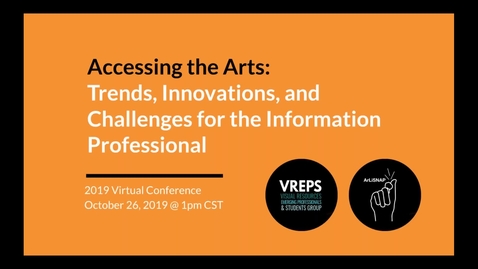 Thumbnail for entry ArLiSNAP &amp; VREPS 2019 Virtual Conference