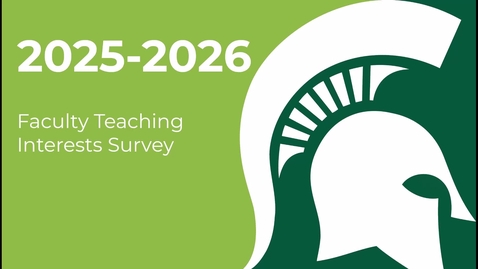 Thumbnail for WRAC Faculty Summer 2025 and AY 2025-2026 Teaching Interests Overview