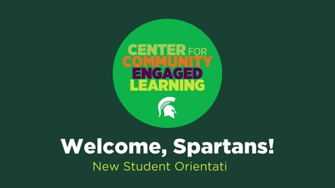 Thumbnail for entry Center for Community Engaged Learning NSO Video