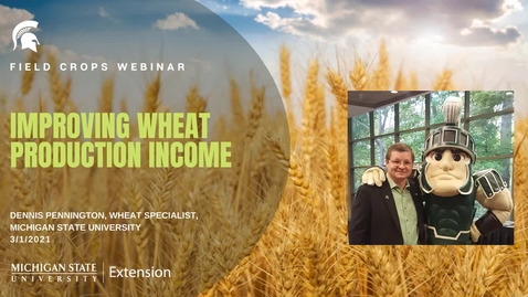 Thumbnail for entry Field Crops Webinar 3-1-21 - Wheat Production - Dennis Pennington