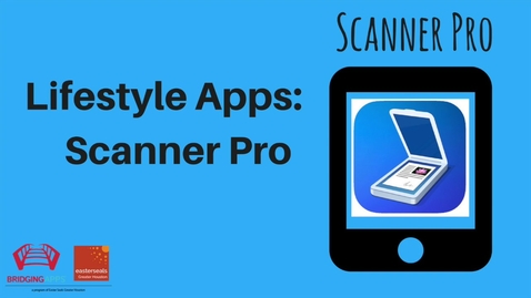 Thumbnail for entry Scanner Pro App