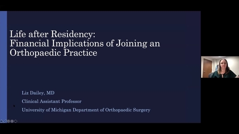 Thumbnail for entry OS - Resident Education: Adult Joint Reconstruction 8/11/21