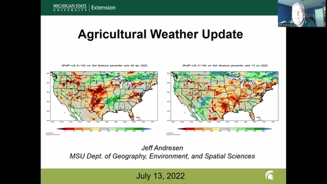 Thumbnail for entry Agricultural weather forecast for July 13, 2022