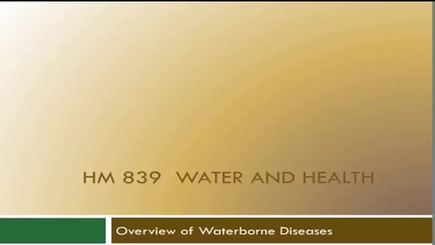 Thumbnail for entry HM839WateborneDiseases