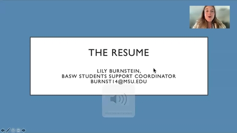 Thumbnail for BASW Resume Workshop