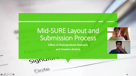 Thumbnail for Mid-SURE 2021 Layout and Submission Process